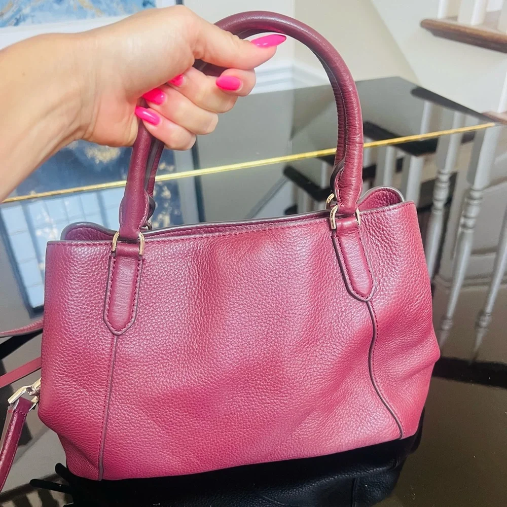 Kate Spade Pink Satchel Bag with Structured Handles - Picture 7 of 10